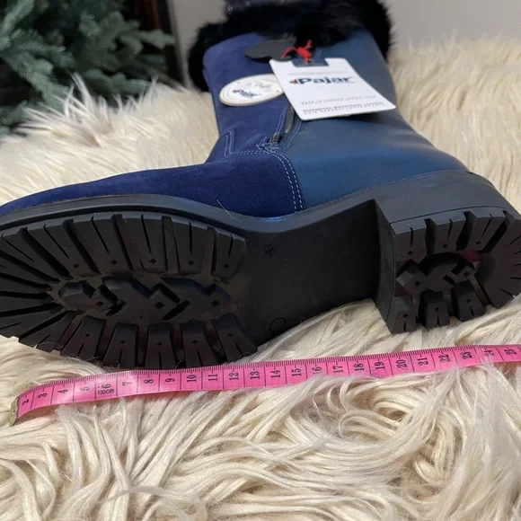 Pajar, leather, suede and shearling boots, size 11, but fit small. True size 9.5 - Picture 11 of 14